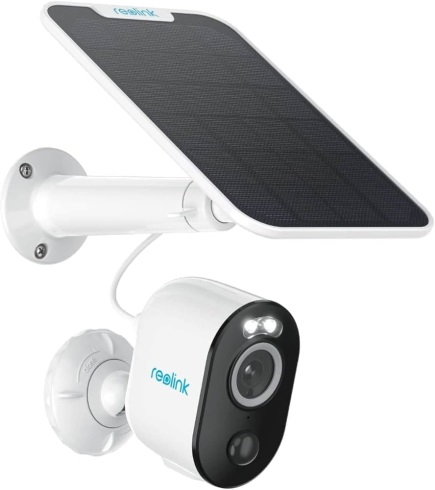 Reolink Spotlight Battery/Solar Powered Wireless Security Camera, 2.4/5GHz Dual-Band WiFi, 2K Color Night Vision, Human/Vehicle/Pet Smart Detection, Argus 3 Pro with Solar Panel: Surveillance Cameras: Amazon.com.au